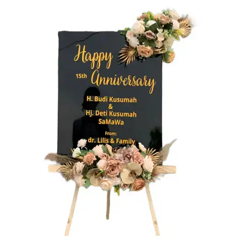 Papan Bunga Akrilik Tlobong